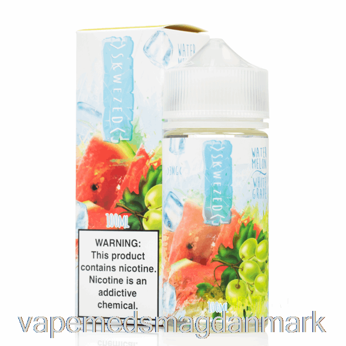 Vape Væske Er Vandmelon Hvid Drue - Sked - 100ml 3mg